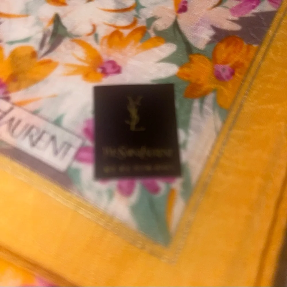 SL scarf pocket square orange NEW - Picture 5 of 6